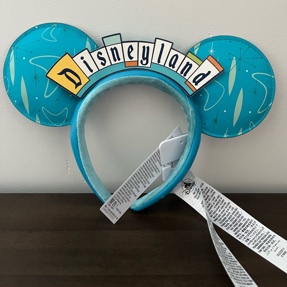 NWT Disney Parks Disneyland 3D Marquee Sign ears